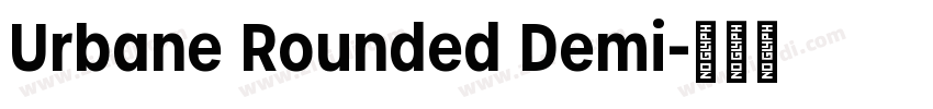 Urbane Rounded Demi字体转换